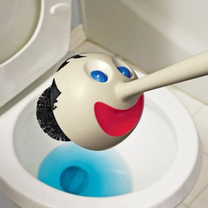 VERY Scary Toilet Brush